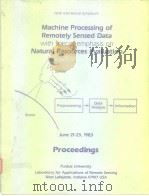 Machine Pricessing of Remotely Sensed Data.1983. PDF电子版封面