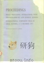 Image processing-interactions with photogrammetry and remote sensing.1977 PDF电子版封面
