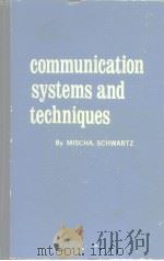 COMMUNICATION SYSTEMS AND TECHNIQUES PDF电子版封面