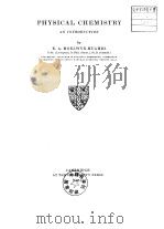 PHYSICAL CHEMISTRY PDF电子版封面