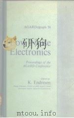 AGARDograph 58 Low Noise Electronics PDF电子版封面 K.Endresen