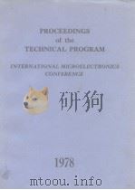 International microelectronics conference 1978 PDF电子版封面