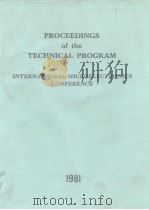International microelectronics conference 1981 PDF电子版封面