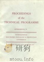 Proceedings of the technical Programme INTERNEPCON 71 PDF电子版封面