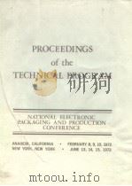 Proceedings of the technical program National Electronic Packging ad Production Conference PDF电子版封面