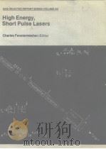 High energy short Pulse lasers 1976     PDF电子版封面     