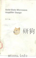 Solid-State Microwave Amplifier Desgn（ PDF版）