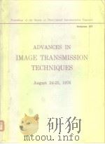 Adancea in image transimission techniques.1976. PDF电子版封面