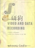 Proceedings of the conference on video and data recording. PDF电子版封面