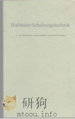 Halbleiter-Schaltungstechnik PDF电子版封面 3540052852