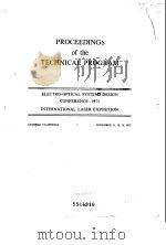 PROCEEDINGS of the TECHNICAL PROGRAM PDF电子版封面