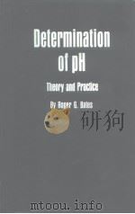 Determination of ph Theory and praclice PDF电子版封面