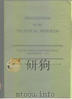 ELECTRO-OPTICAL SYSTEMS DESIGN CONFERENCE-1973 PDF电子版封面