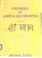 CONFERENCE ON LASERS & ELECTRO-OPTICS 1983 PDF电子版封面