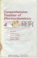 Comprehensive treatise of electrochemistry v.4 ;Electrochemical materials science.1981 PDF电子版封面