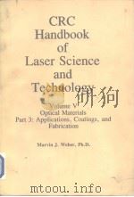 CRC Handbook of Laser Science and Technology PDF电子版封面
