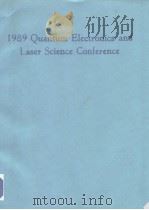1989 Quantum Electronics and Laser Science Conterence PDF电子版封面