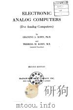 ELECTRONIC ANALOG COMPUTERS(D-c Analog Computers) PDF电子版封面