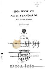 1964 BOOK OF ASTM STANDARDS PART 13 PDF电子版封面