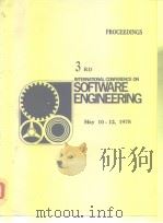 3RD INTERNATIONAL CONFERENCE ON SOFTWARE ENGINEERING PDF电子版封面
