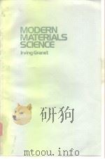 Modern Materials Science PDF电子版封面 0835945693