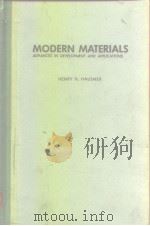Modern Materials.vol.1 PDF电子版封面