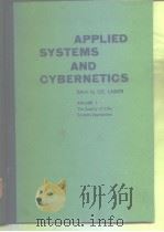 APPLIED SYSTEMS AND CYBERNETICS VOLUME 1 PDF电子版封面 0080271960