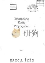 Ionospheric radio Propagation（ PDF版）