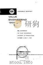 VALUE ENGINEERING 1959 PDF电子版封面