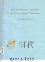 1988 International Geoscience and Remote Sensing Symposium Vol.1、Vol.2、Vol.3 PDF电子版封面