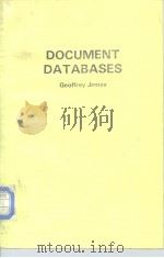 Document Datavases PDF电子版封面 0442281854