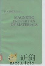 Magnetic Properties of Materials PDF电子版封面