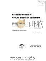 Reliability Factors for Ground Electronic Equipment（ PDF版）