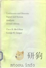 Continuous and Discrete Signal and System Analysis second edition PDF电子版封面 0030617030