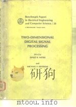 TWO-DIMENSIONAL DIGITAL SIGNAL PROCESSING PDF电子版封面 0879333200