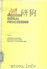 MODERN SIGNAL PROCESSING PDF电子版封面 0891163867