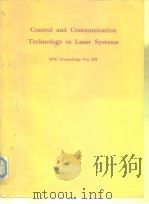 Control and Communication Technology in Laser Systems PDF电子版封面 0892523298