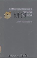 Semiconductor device physics PDF电子版封面