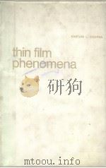 Thin film phenomena PDF电子版封面