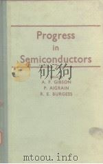Progress in Semiconductors V.2 PDF电子版封面