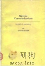Optical Communications PDF电子版封面