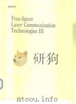 Free-Space Laser Communication Technologies Ⅲ PDF电子版封面