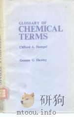 GLOSSARY OF CHEMICAL TERMS PDF电子版封面