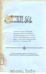 CHEMICAL NOMENCLATURE PDF电子版封面