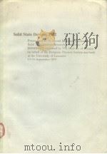 Solid state devices 1972 Proceedings of the 2nd European Conf（ PDF版）