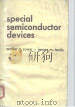 Special semiconductor devices PDF电子版封面