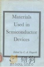 Materials used in semiconductor devices PDF电子版封面 C.A.HOGARTH