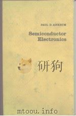 Semiconductor electronics. PDF电子版封面