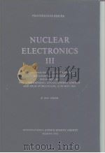 Proceedings of the conference on nuclear electronics III PDF电子版封面