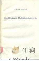 HOCHFREQUENZ-HALBLEITERELEKTRONIK PDF电子版封面 3777602353